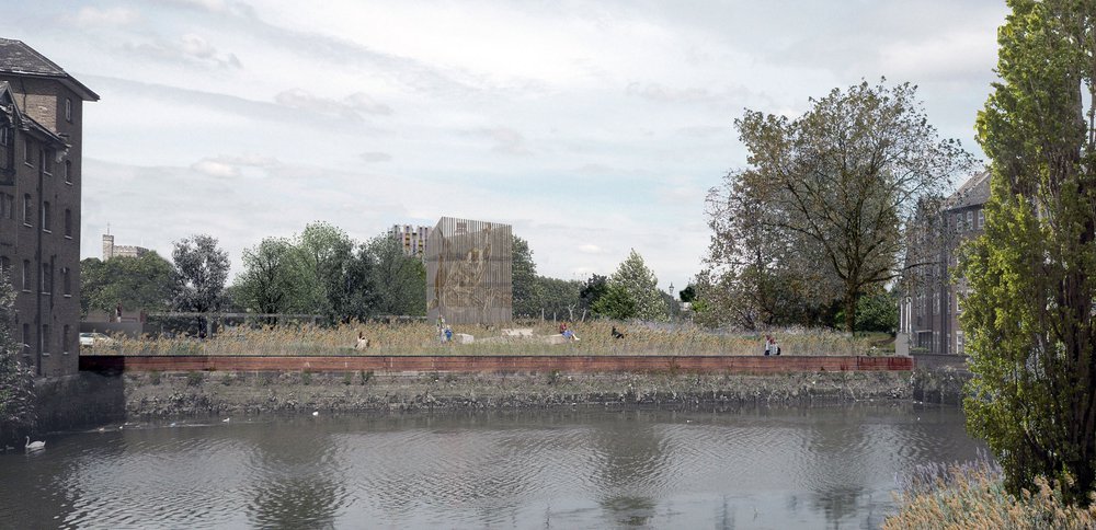 Barking_Abbey_Green_Scrapbook_ACROSS-WATER-WOOD-with-lion.jpg